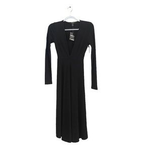 NWT Forever 21 Contemporary Vneck Maxi Dress Size XSmall